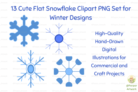 13 Winter Snowflake PNG Clipart Review