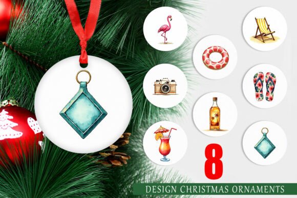 70s Retro Summer Ornament: Illustrations Review