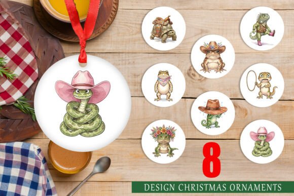 Boho Watercolor Desert Animal Ornament Review