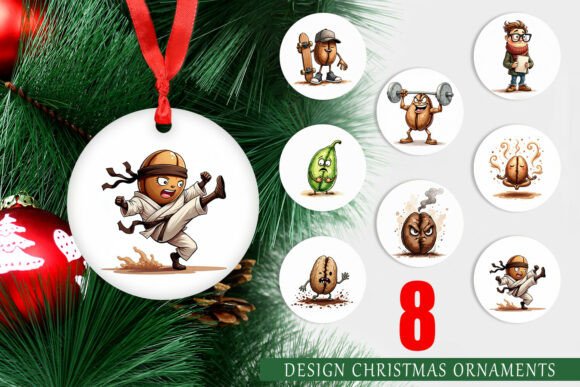 Caffeinated Chaos Ornament: Illustrations for Crafters