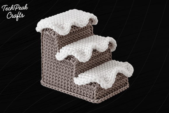 Crochet Winter Steps PNG: Cozy Illustrations