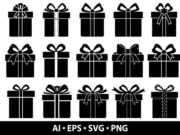 Gift Box Vector SVG Bundle: Illustrations Review