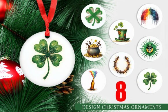 Glitch St. Patrick Ornament: A Review for Illustrations