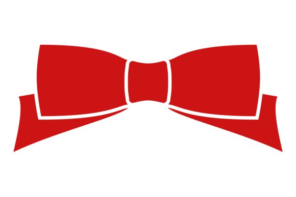 Red Bow Silhouette: Illustrations for Sellers