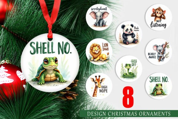 Review: Sassy Big-Eyed Animal Ornament Design