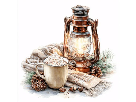 Reviewing the 12 JPG Cozy Winter Coffee Lantern Design