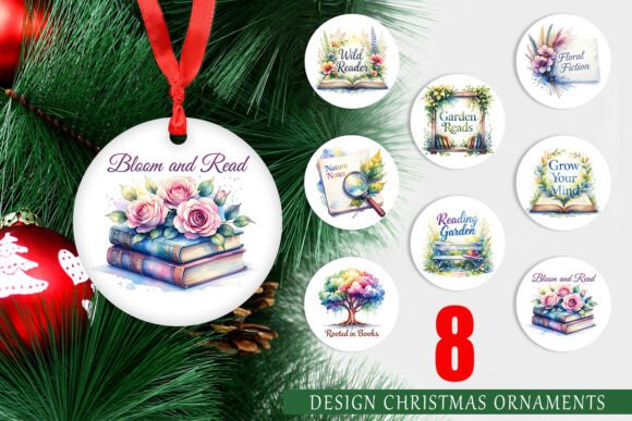 Reviewing the Watercolor Floral Vintage Book Ornament