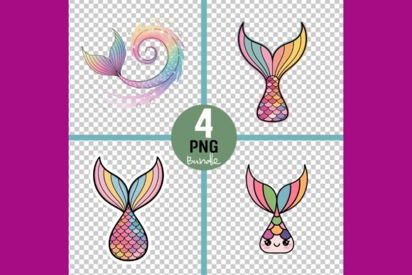 Vibrant Mermaid Tails: Rainbow Illustrations Review