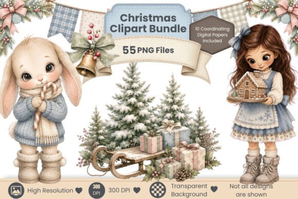 Winter Girls Clipart Bundle: A Designer’s Review